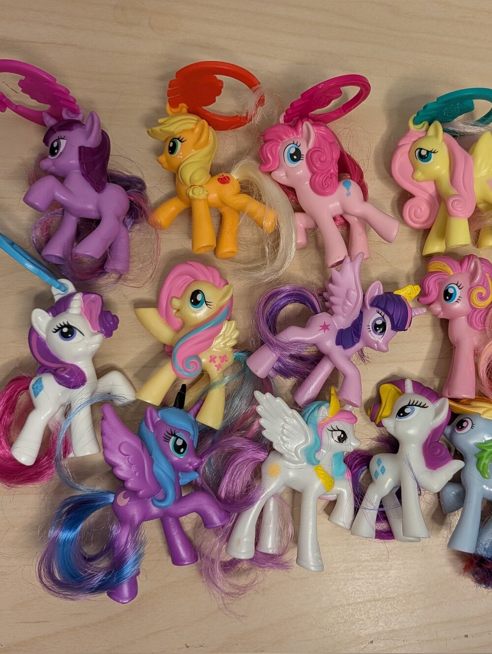 My Little Pony Assorted Color Mini Figures Lot Pack of Kids Toy Ponies